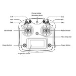 Flysky FS-I6S 10CH 2.4G Remote Control FS-iA6B for RC Quadcopter Controller